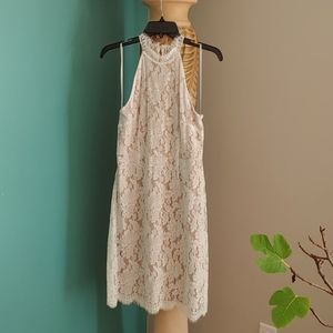 White Lace Sans Souci Dress